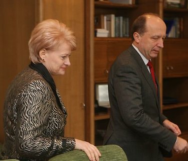 Dalia Grybauskaitė ir Andrius Kubilius