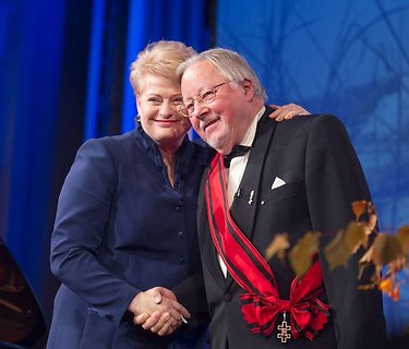 Dalia Grybauskaitė ir Vytautas Landsbergis