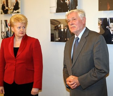 Dalia Grybauskaitė ir Valdas Adamkus