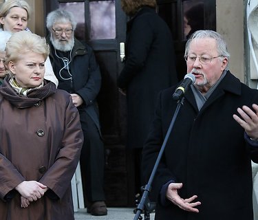 Dalia Grybauskaitė ir Vytautas Landsbergis 