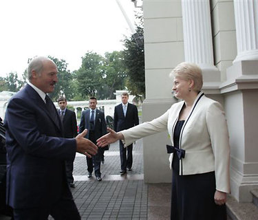 Dalios Grybauskaitės ir Aleksandro Lukašenkos susitikimas Vilniuje