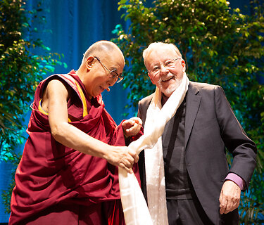 Dalai Lama ir prof. Vytautas Landsbergis