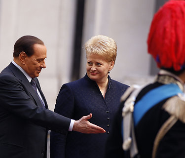 Silvio Berlusconi ir Dalia Grybauskaitė