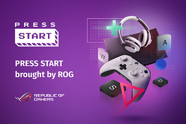 „PRESS START by ROG“