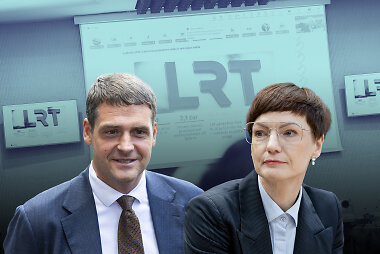 Protestas prie&scaron; LRT užvaldymą &bdquo;&Scaron;alin rankas&ldquo;