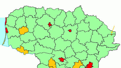 Kiek Lietuvos miestų, kurie yra savivaldybių centrai, i&scaron;vardinsite?