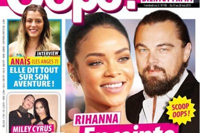 Prancūzų žurnalas „Oops“ paskelbė, esą Leonardo DiCaprio užtaisė Rihannai vaiką ir paliko ją