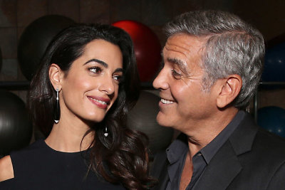 George'as Clooney su žmona Amal