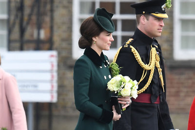 Princas Williamas ir Kembridžo kunigaikštienė Catherine dalyvavo oficialiame priėmime