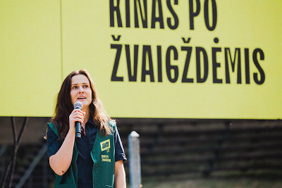 Kalnų parke atidarytas festivalis „Kinas po žvaigždėmis. Junior“