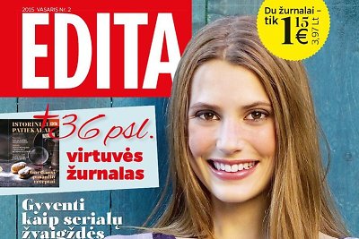 Naujasis „Editos“ numeris su dovana – virtuvės žurnalu „Istoriniai patiekalai“