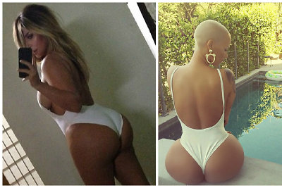 Amber Rose ir Kim Kardashian