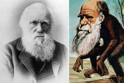 Charlesas Darwinas / Getty ir Vida Press nuotraukos