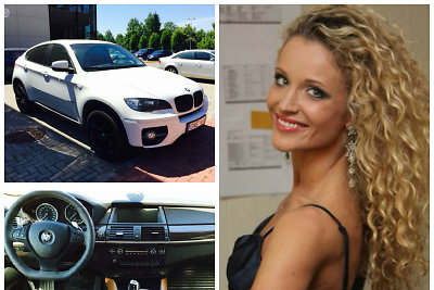 Edita Daniūtė ir jos vairuotas BMW X6