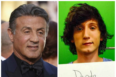 Sylvesteris Stallone ir jo jauniausias brolis Dante