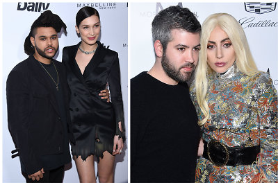 Brandonas Maxwellas ir Lady Gaga bei The Weeknd ir Bella Hadid