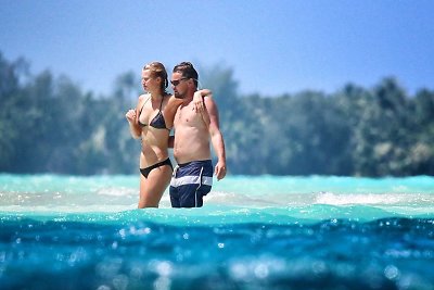 Leonardo DiCaprio ir Toni Garrn