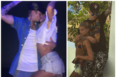 Justinas Bieberis ir Hailey Baldwin