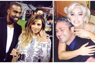 Kanye Westas ir Kim Kardashian, Lady Gaga ir Tayloras Kinney , Joe Manganiello ir Sofia Vergara