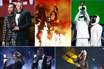 „Grammy“ apdovanojimai: „Daft Punk“ bei Macklemore'o ir Ryano Lewiso triumfo vakaras