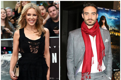 Kylie Minogue užmezgė romaną su 20 metų jaunesniu aktoriumi Joshua Sasse