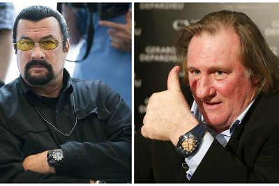 Stevenas Seagalas ir Gerard'as Depardieu