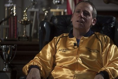 Steve'as Carellas filme „Foxcatcher“