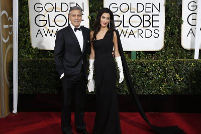 George'as Clooney su žmona Amal Clooney