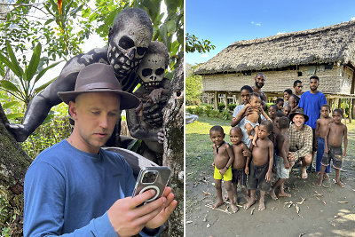 Po Papua Naująją Gvinėją keliavęs Marius Lucka: „Mus pamatę vaikai iš siaubo pradėdavo klykti”