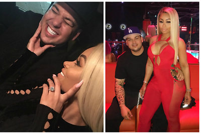 Robas Kardashianas su sužadėtine Blac Chyna laukia šeimos pagausėjimo