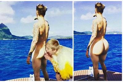 Internautai išsityčiojo iš nuogo Justino Bieberio