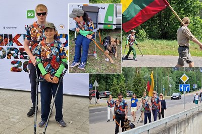 Rekordininkė Ajana Lolat įveikė savo „Svajonių žygį“ per Lietuvą: paskutinė stotelė – Druskininkai