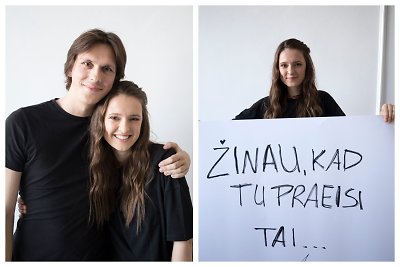 Ieva Zasimauskaitė ir Saulius Baradinskas / Pauliaus Butkaus nuotr.