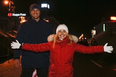 Hayden Panettiere ir Vladimiras Klyčko Ukrainoje