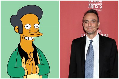 „Simpsonų“ personažas Apu ir Hankas Azaria/ Vida Press nuotr.