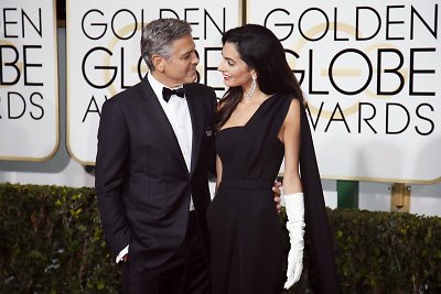 George'as Clooney su žmona Amal Clooney