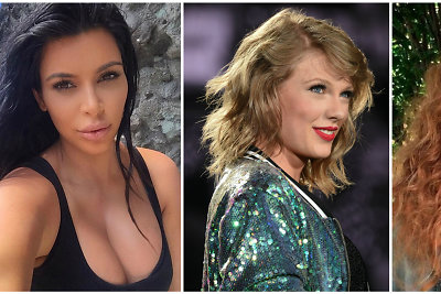 Kim Kardashian, Taylor Swift ir Beyonce