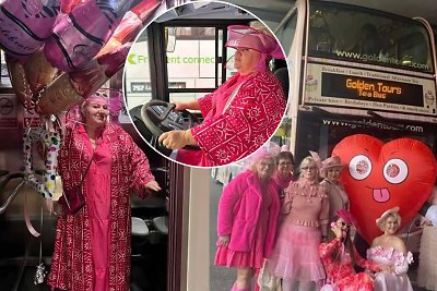 Daina Bilevičiūtė triukšmingai atšventė gimtadienį Londone: rožinis autobusas ir damų pulkas