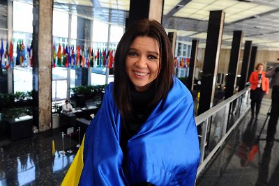 „Eurovizijos“ nugalėtoja ukrainietė Ruslana Vilniuje kvies uždegti vienybės laužą