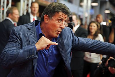 Veiksmo filmų žvaigždė Sylvesteris Stallone padėjo susižadėti gerbėjų porai