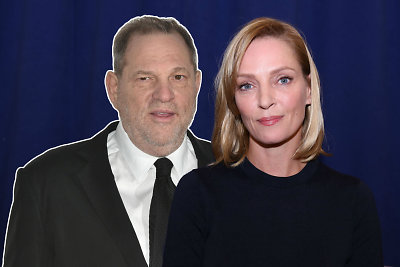 Uma Thurman ir Harvey Weinsteinas