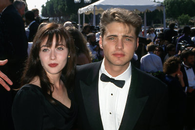 Shannen Doherty ir Jasonas Priestley 