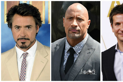 Robertas Downey jaunesnysis, Dwayne'as Johnsonas ir Bradley Cooperis