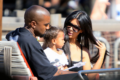 Kanye Westas, Kim Kardashian ir North West