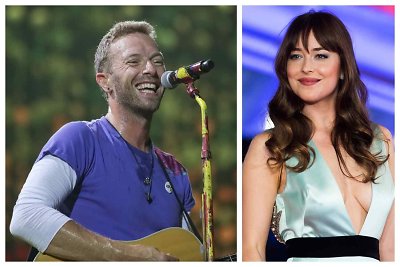 „Coldplay“ lyderis Chrisas Martinas netrukus žada pasipiršti aktorei Dakotai Johnson