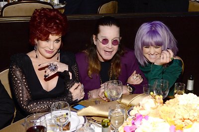 Sharon ir Ozzy Osbourne'ai su dukra Kelly Osbourne