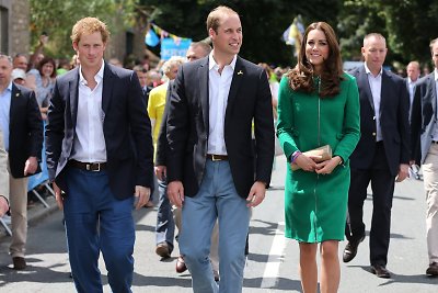 Princas Harry, princas Williamas ir Kembridžo hercogienė Catherine