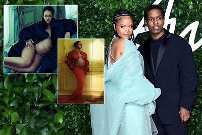 Rihanna pademonstravo drąsų nėščiosios įvaizdį: didžiausia jos baimė – pogimdyvinė depresija