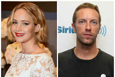 Aktorė Jennifer Lawrence ir „Coldplay“ lyderis Chrisas Martinas – vis dar kartu