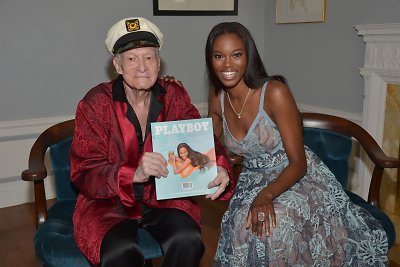 Hugh Hefneris ir Eugena Washington